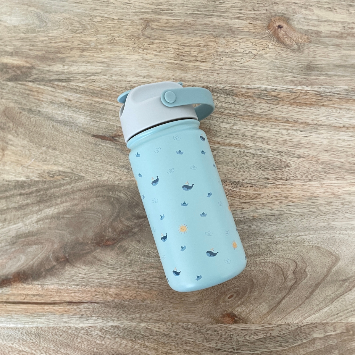 Bouteille Isotherme Fifty/Fifty 12 Oz - Bleue Avec Poignée 3 Doigts (comme Neuve)